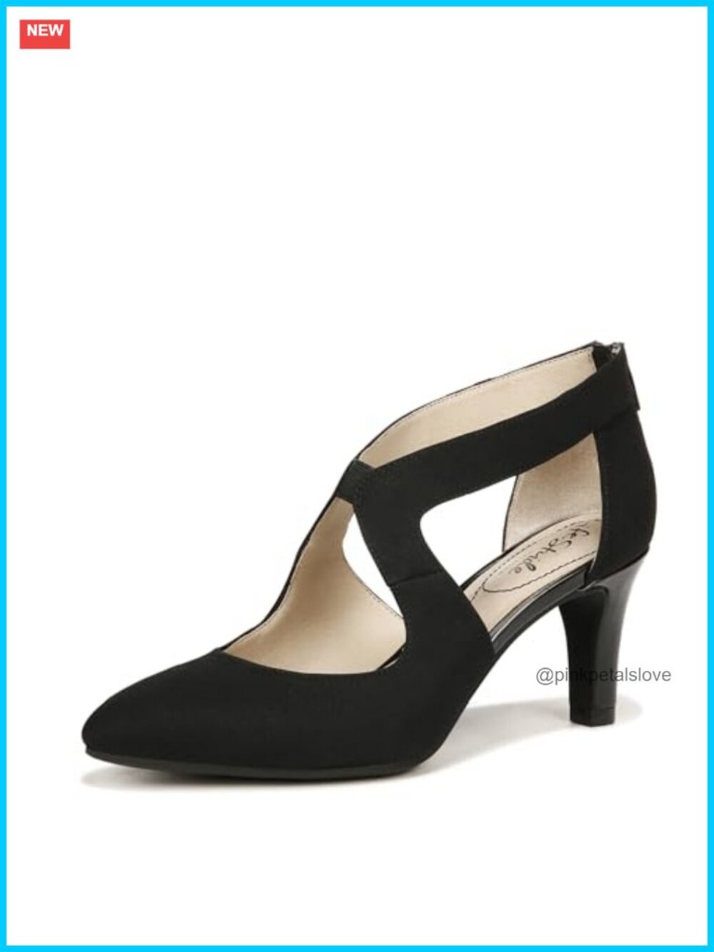 Women's Giovanna 2 Pump Heels Almond Toe Back Zipper 2.75 Inch Heel